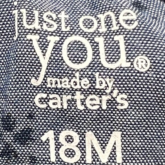 Carter’s Just One You Girls Flutter Sleeve Bird Embroidered Dress. 18 Months. - Picture 6 of 7